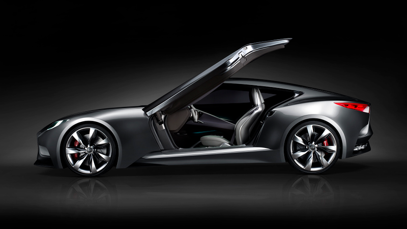 Illustration for article titled The Hyundai HND-9 Concept Is A Sexy Korean GT